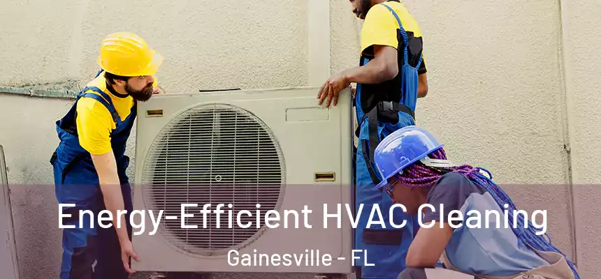  Energy-Efficient HVAC Cleaning Gainesville - FL